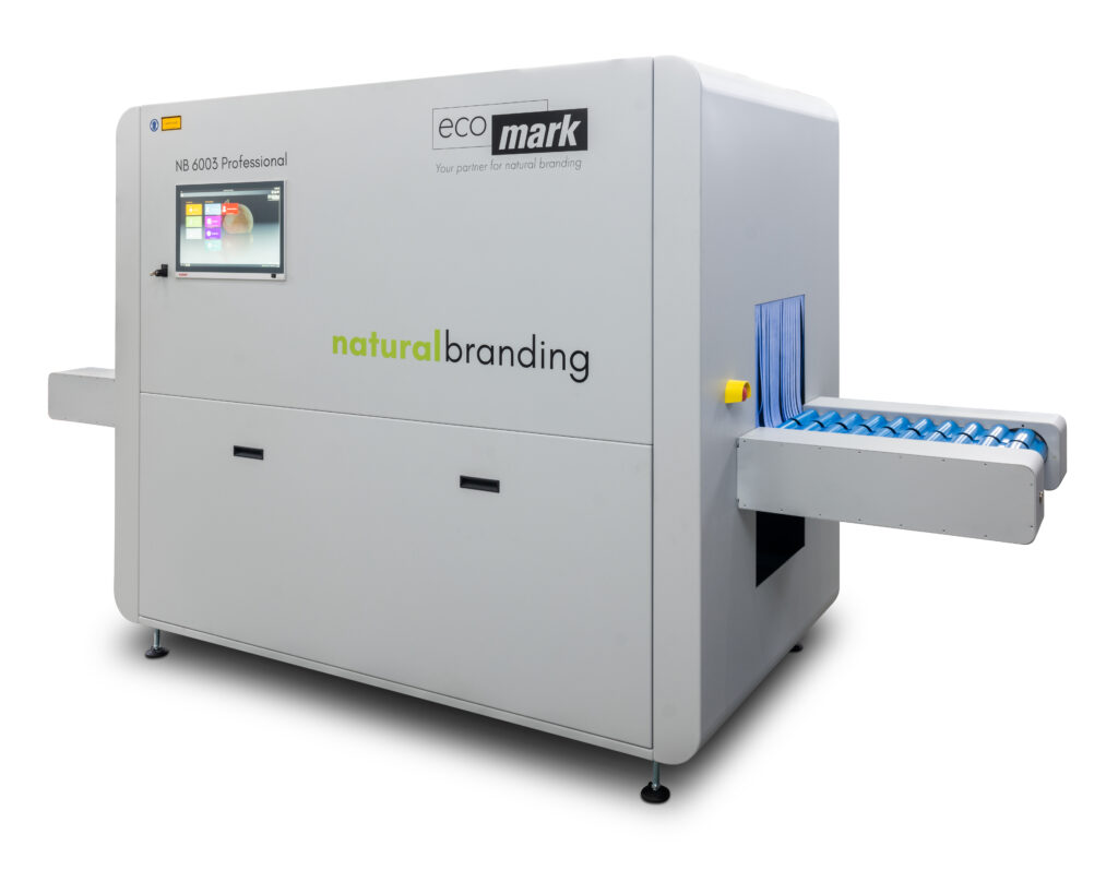 ECO machine voor natural branding van groenten en fruit via laser